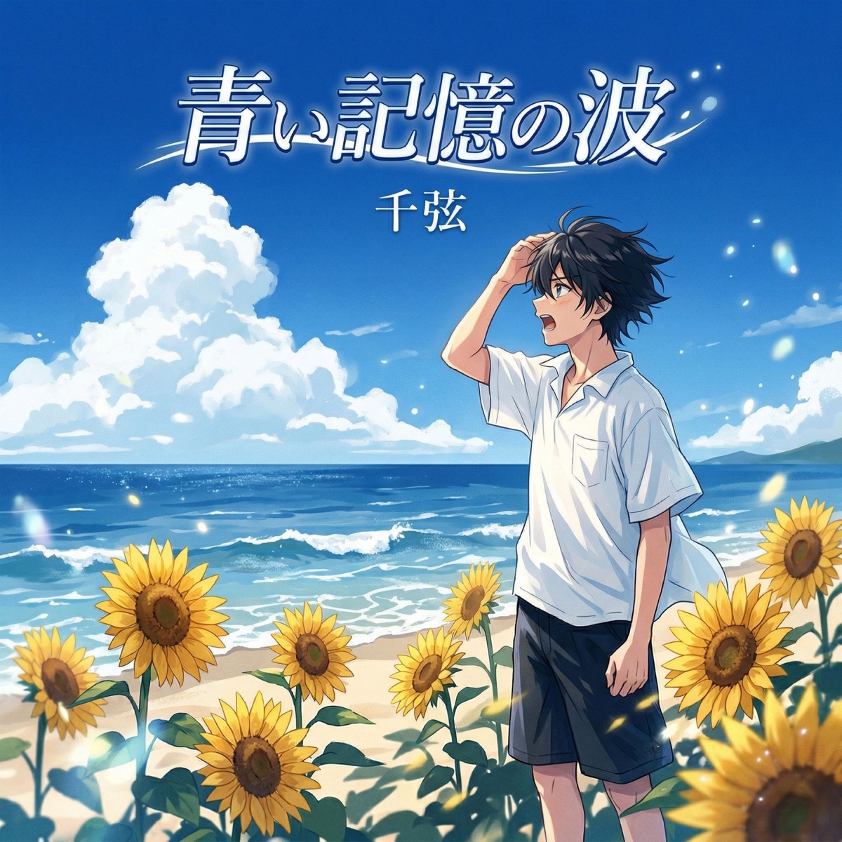 青い記憶の波 - Single cover